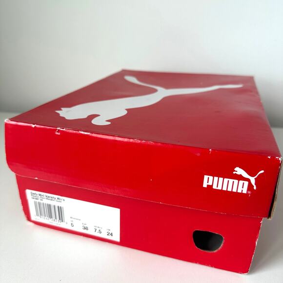 Puma Defy Varsity Mid Red Slip On Sneakers US 7.5 - Picture 9 of 13